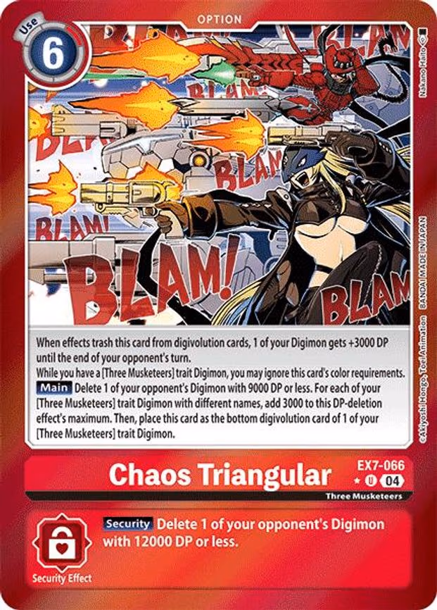 Chaos Triangular (Foil) trading card